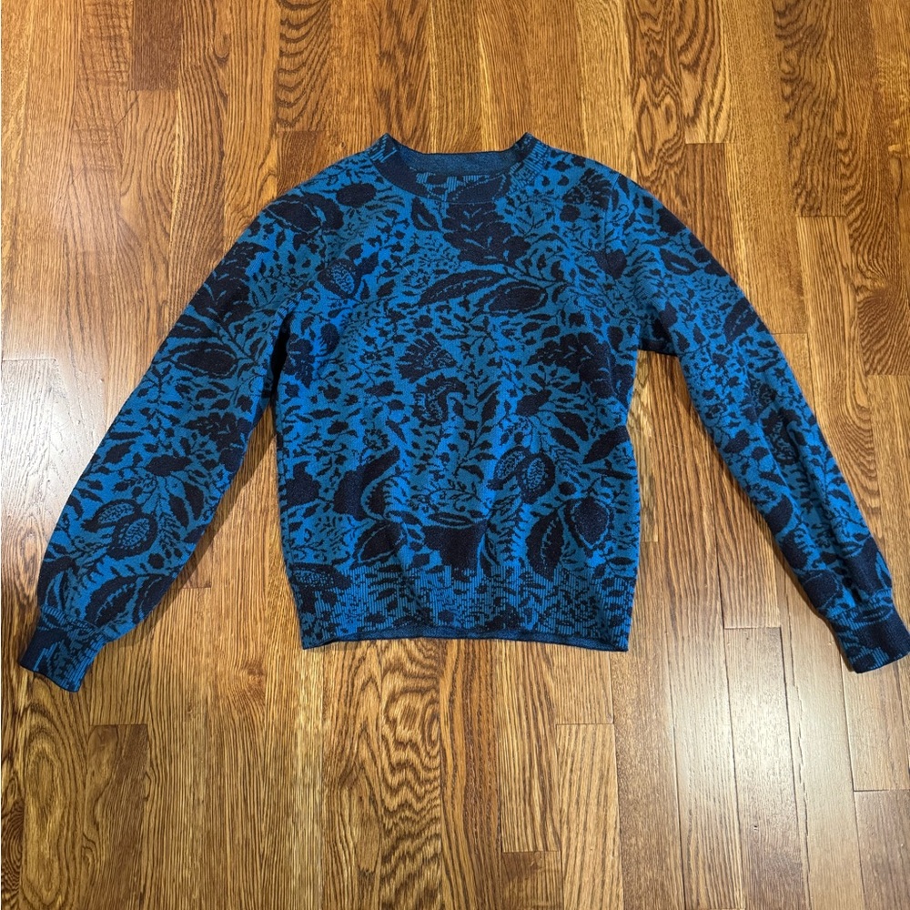 Ann Taylor Floral Crewneck Sweater